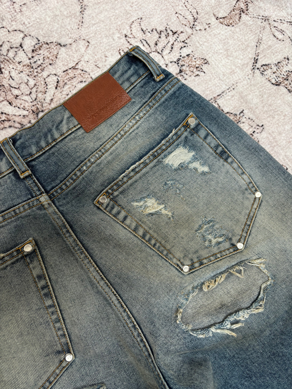 Distressed Denim - Light Wash