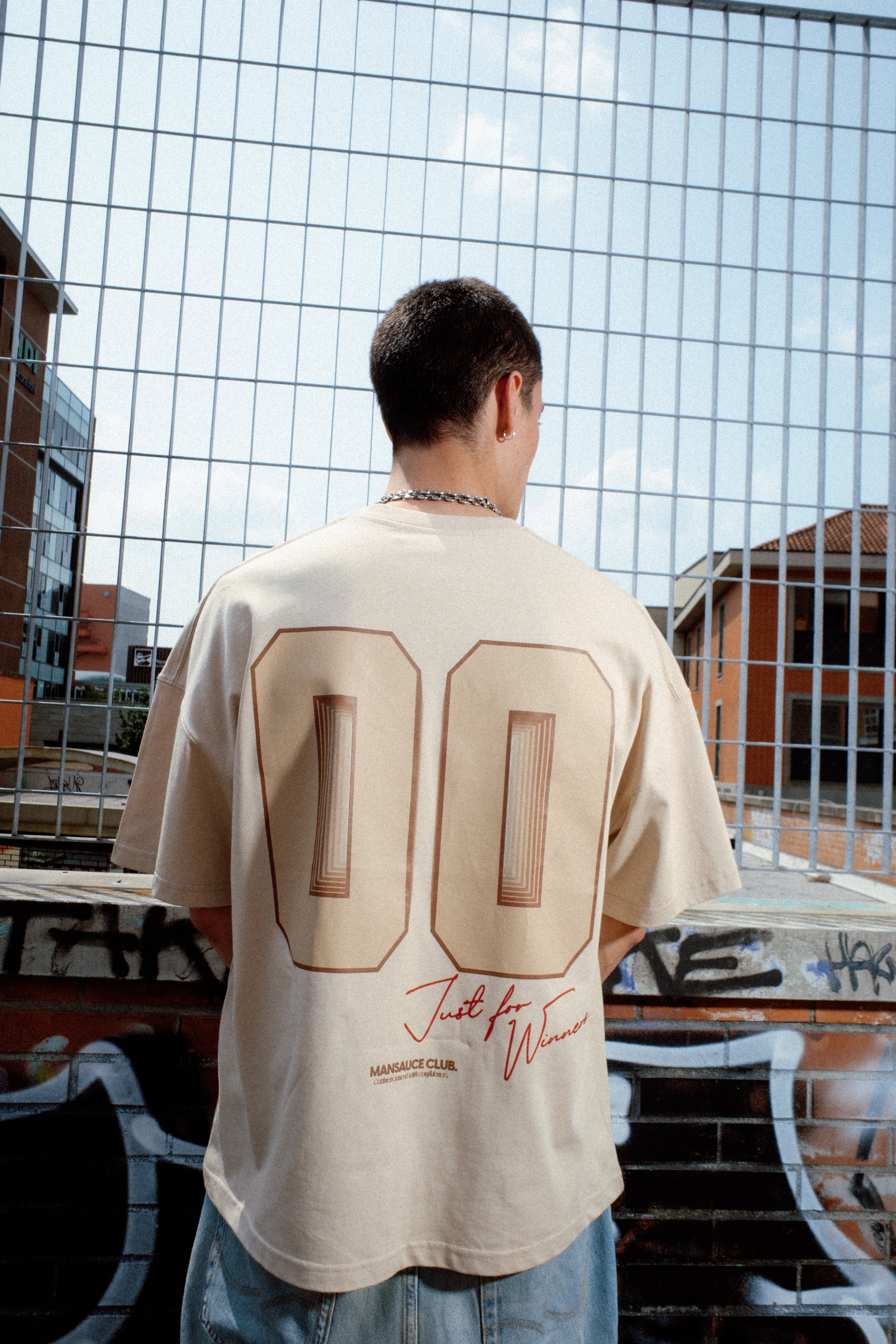 "00" T-Shirt - Ivory