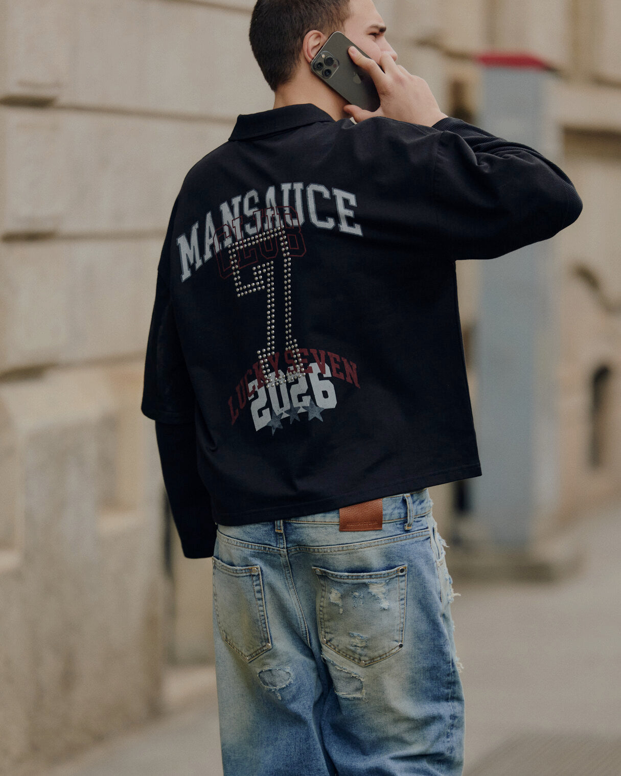 Polo Double Sleeve - Double Black