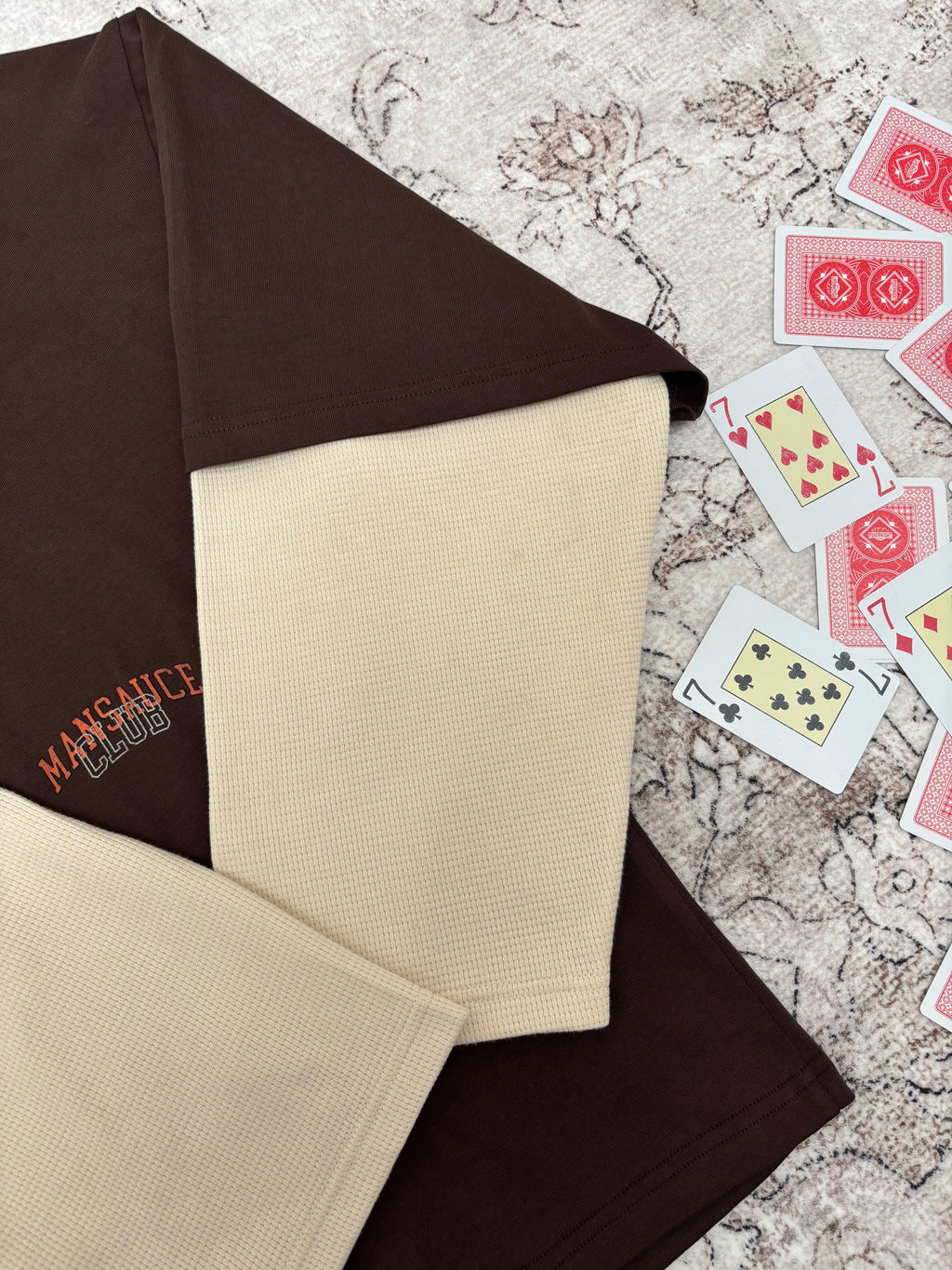 Polo Double Sleeve - Mocha Brown