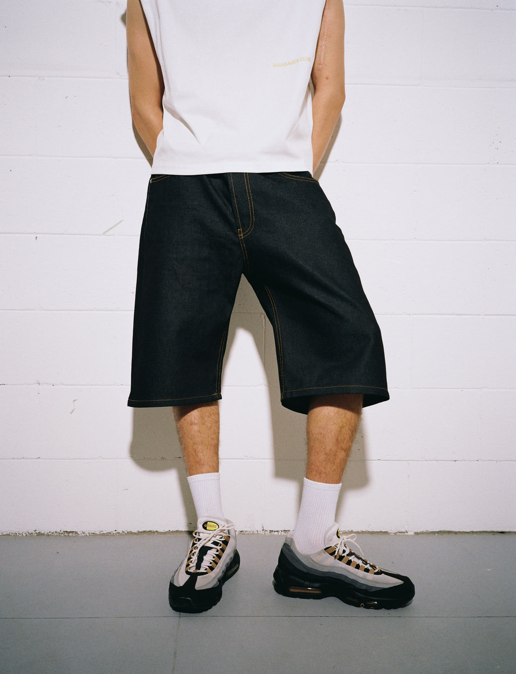 Raw Denim Jorts - Indigo