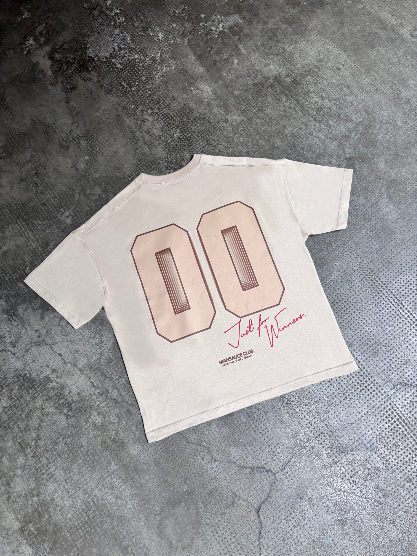 "00" T-Shirt - Ivory