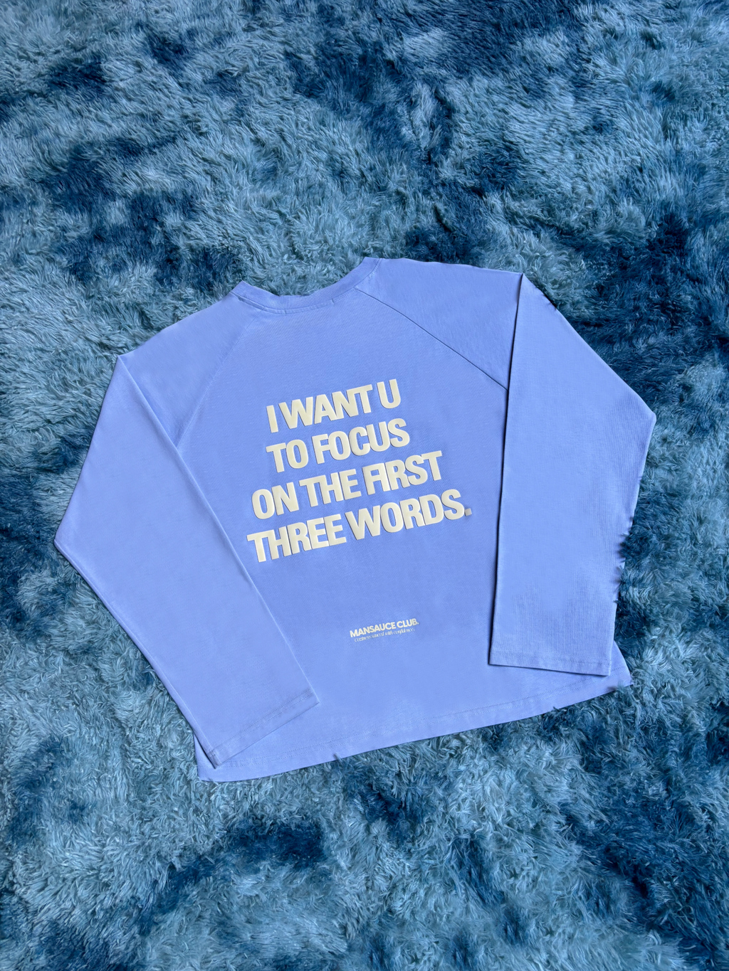 "Mansauce In Love" - Baby Blue Longsleeve