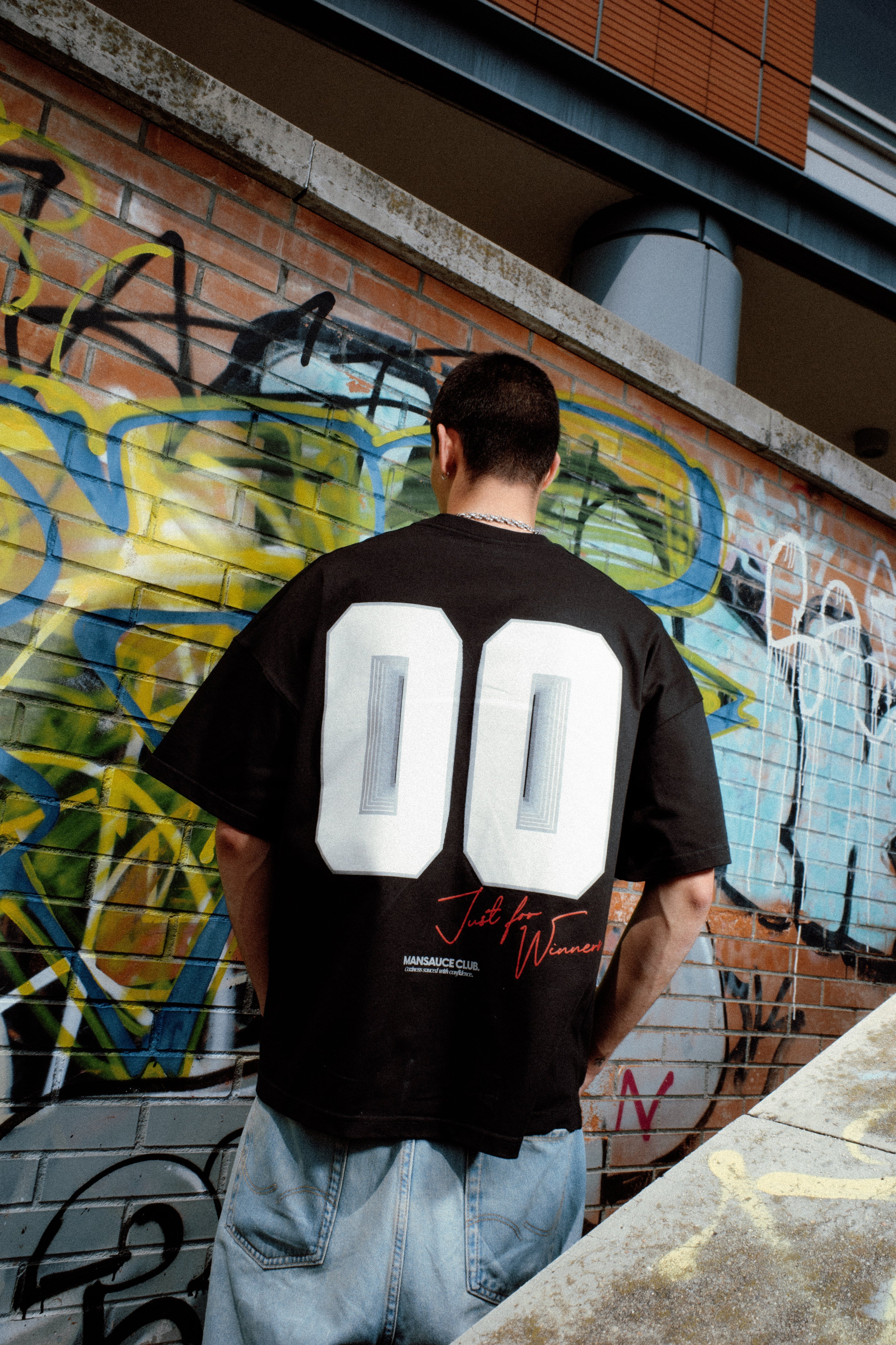 "00" T-Shirt - Black
