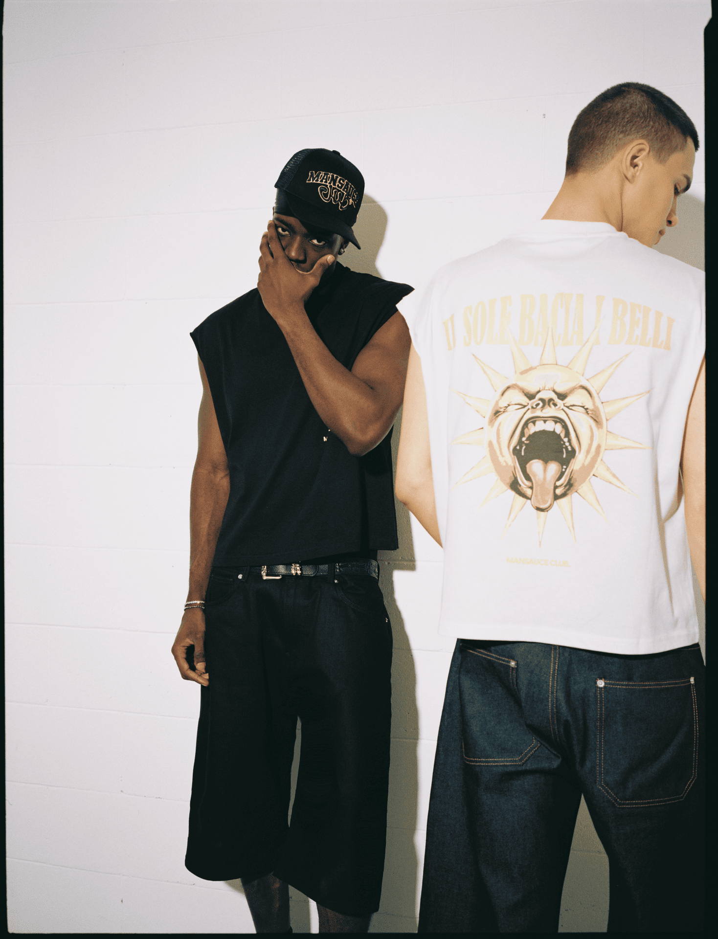 Raw Denim Jorts - Jet Black