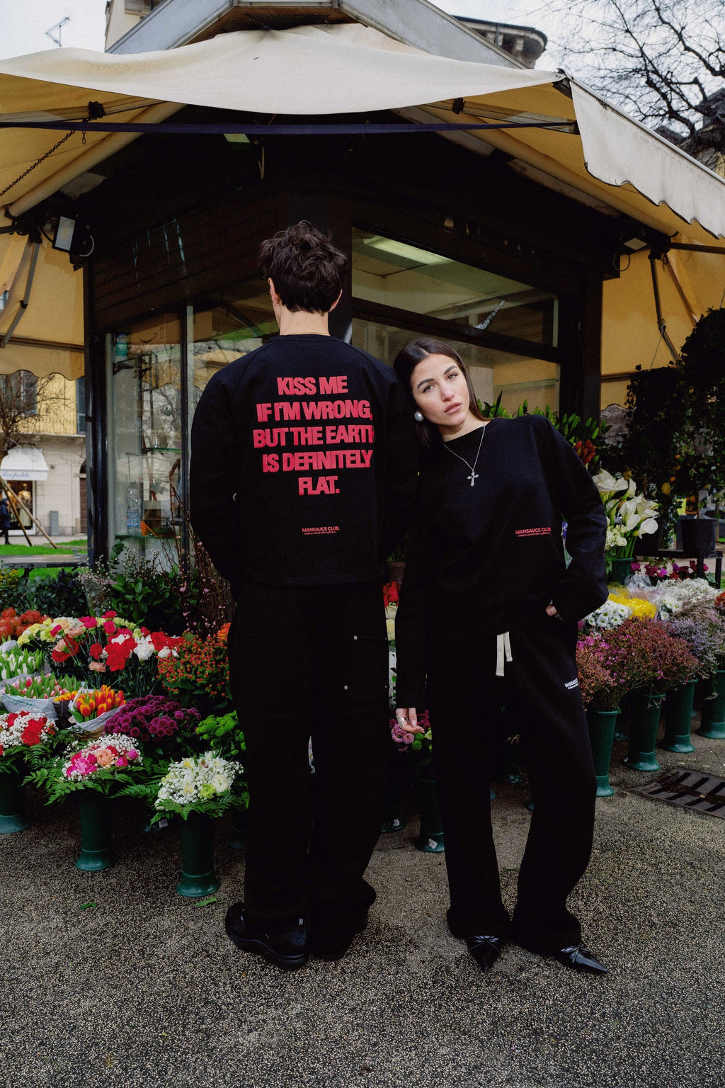 "Mansauce In Love" - Black Longsleeve