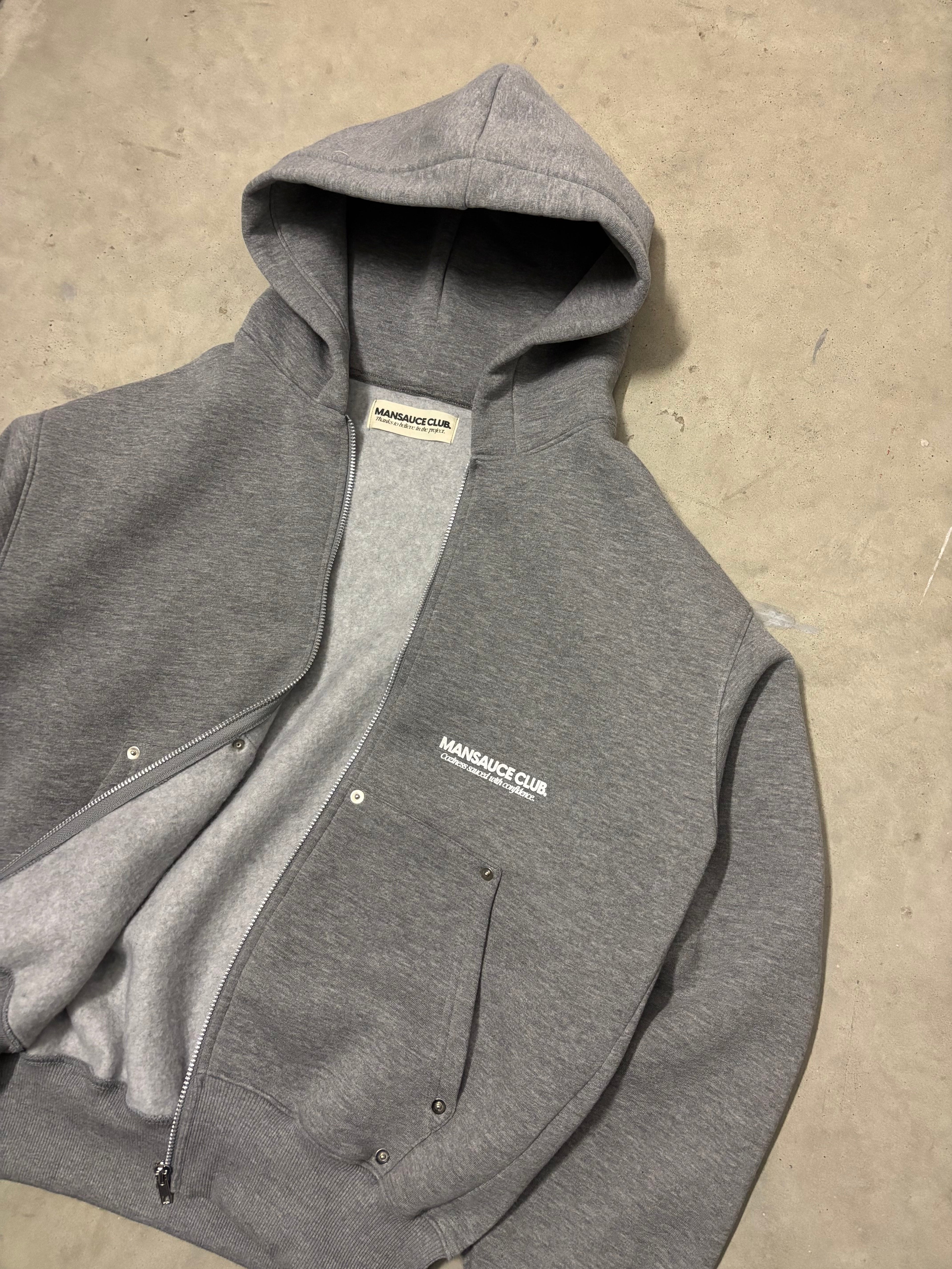 "The Cozy Set" Zip Hoodie - Grey