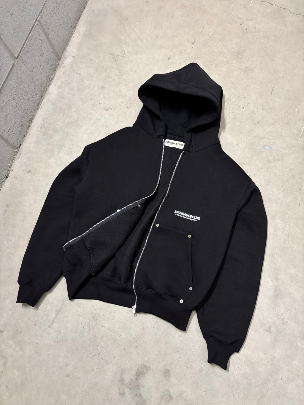 "The Cozy Set" Zip Hoodie - Black