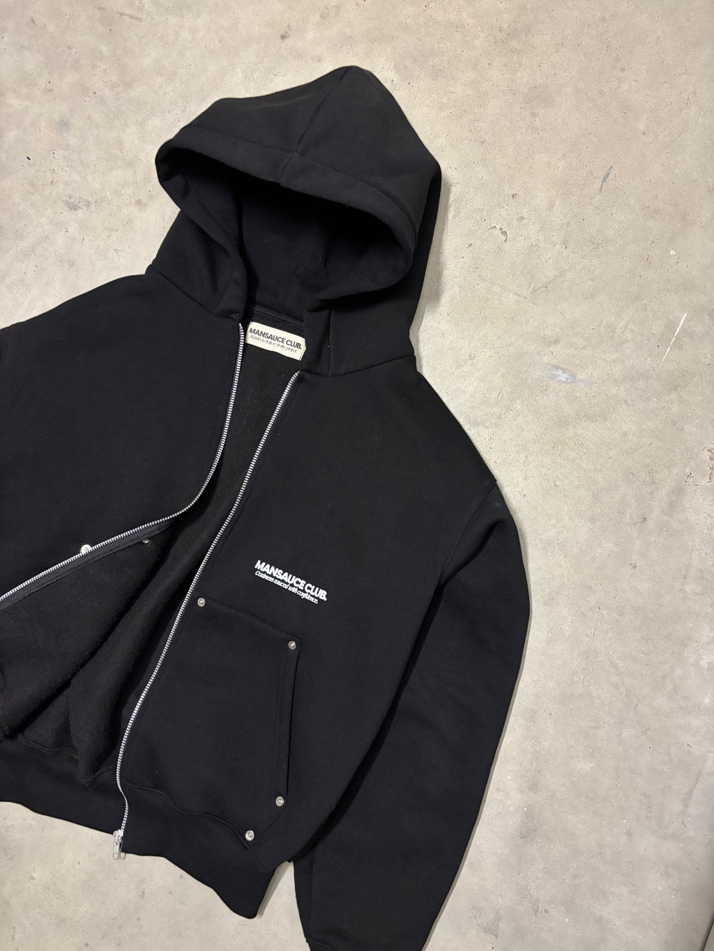 "The Cozy Set" Zip Hoodie - Black