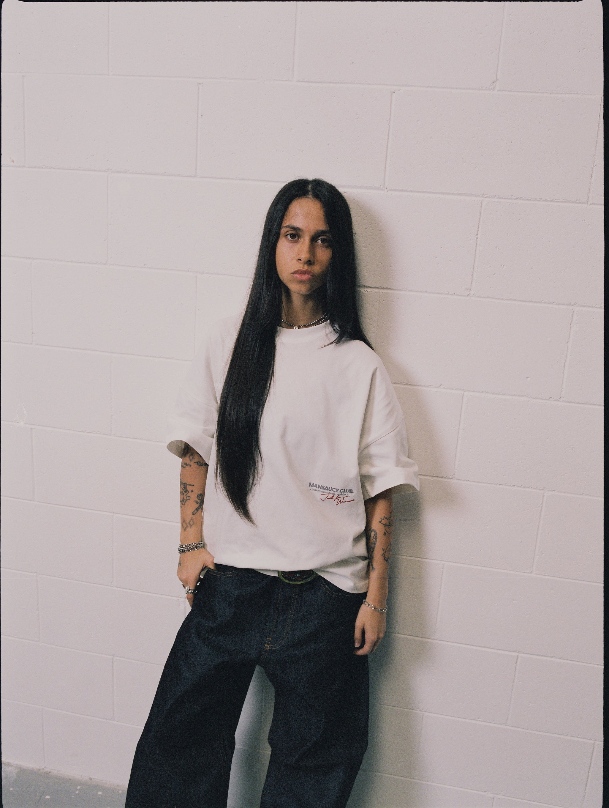 "00" T-Shirt - White