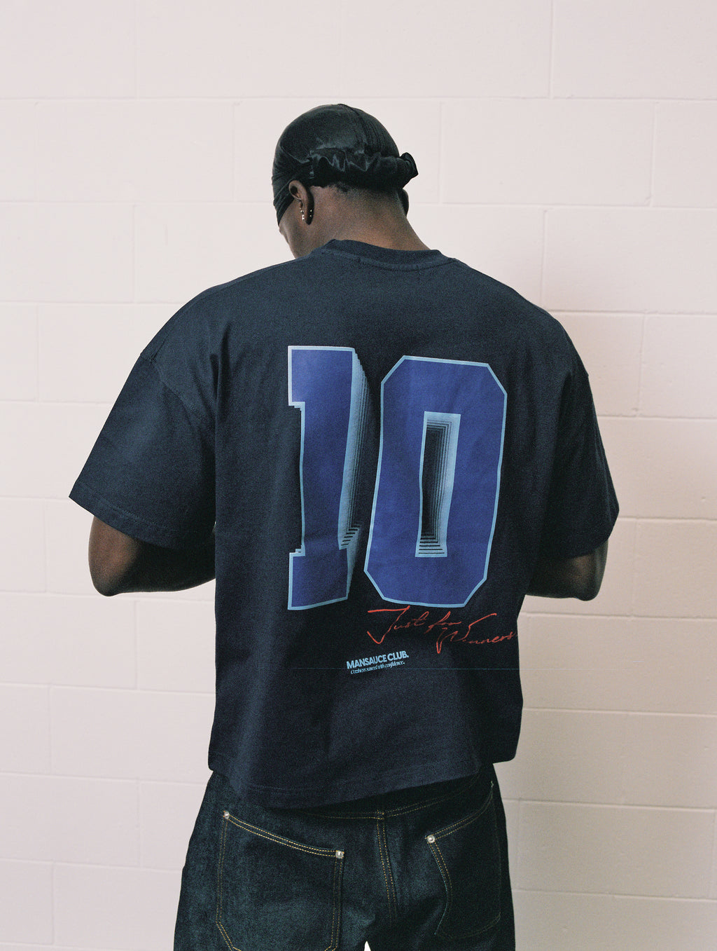 "10" T-Shirt - Navy Blue