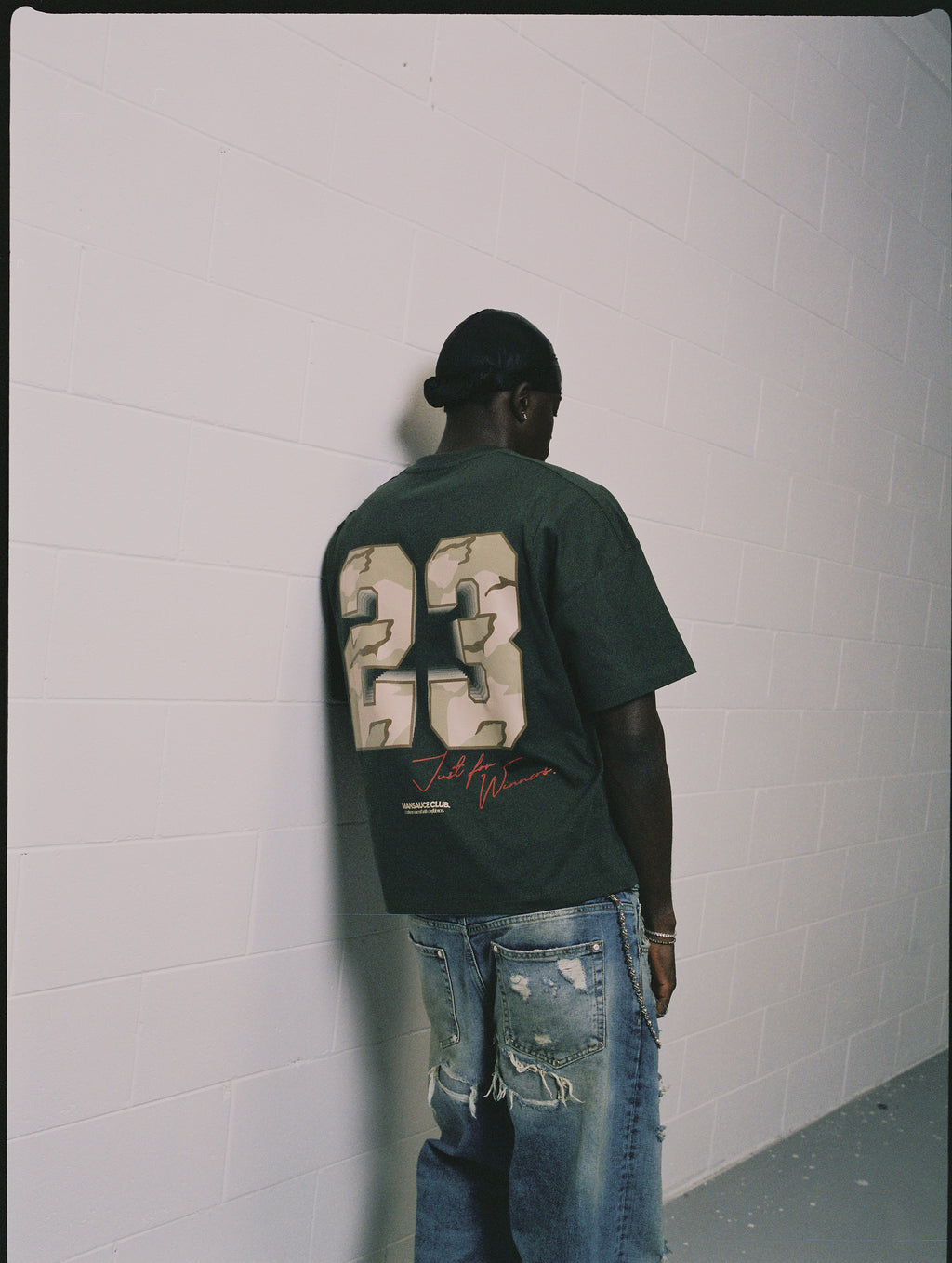 "23" T-Shirt - Green Camo