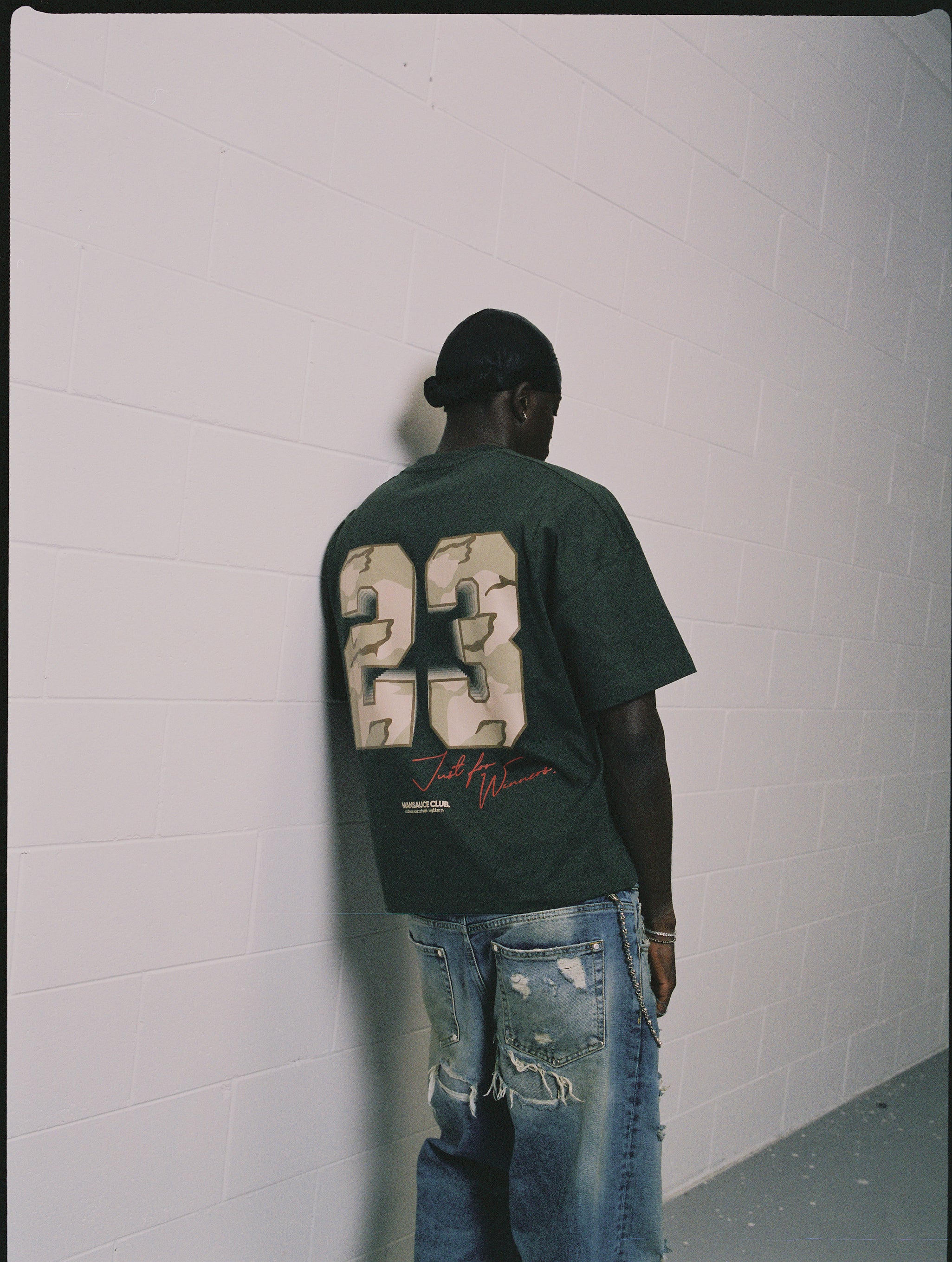 "23" T-Shirt - Green Camo