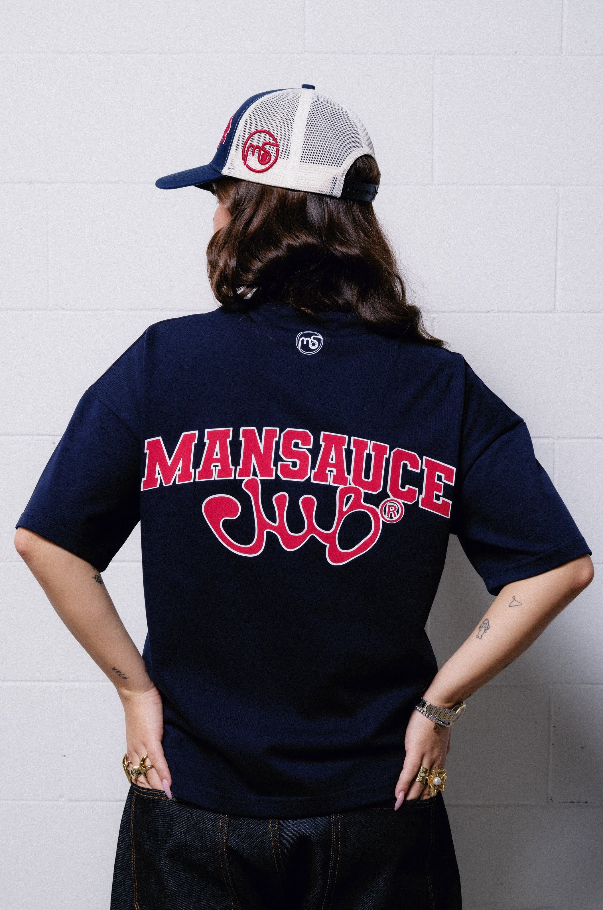 V Jersey - Navy Blue