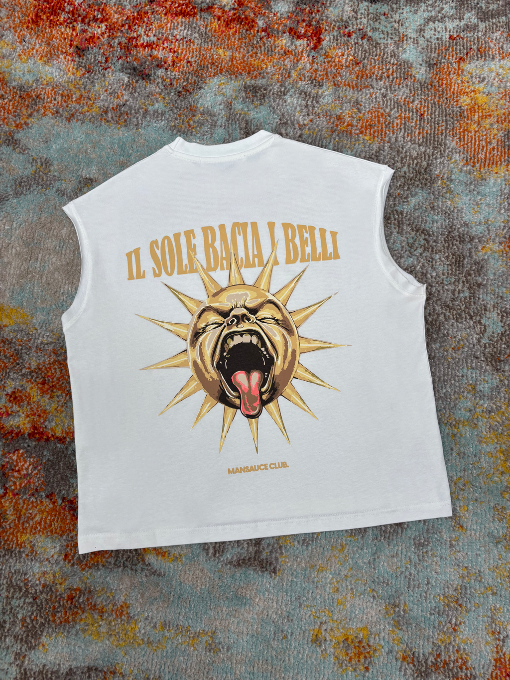 "Sun Kissed" Tank - White