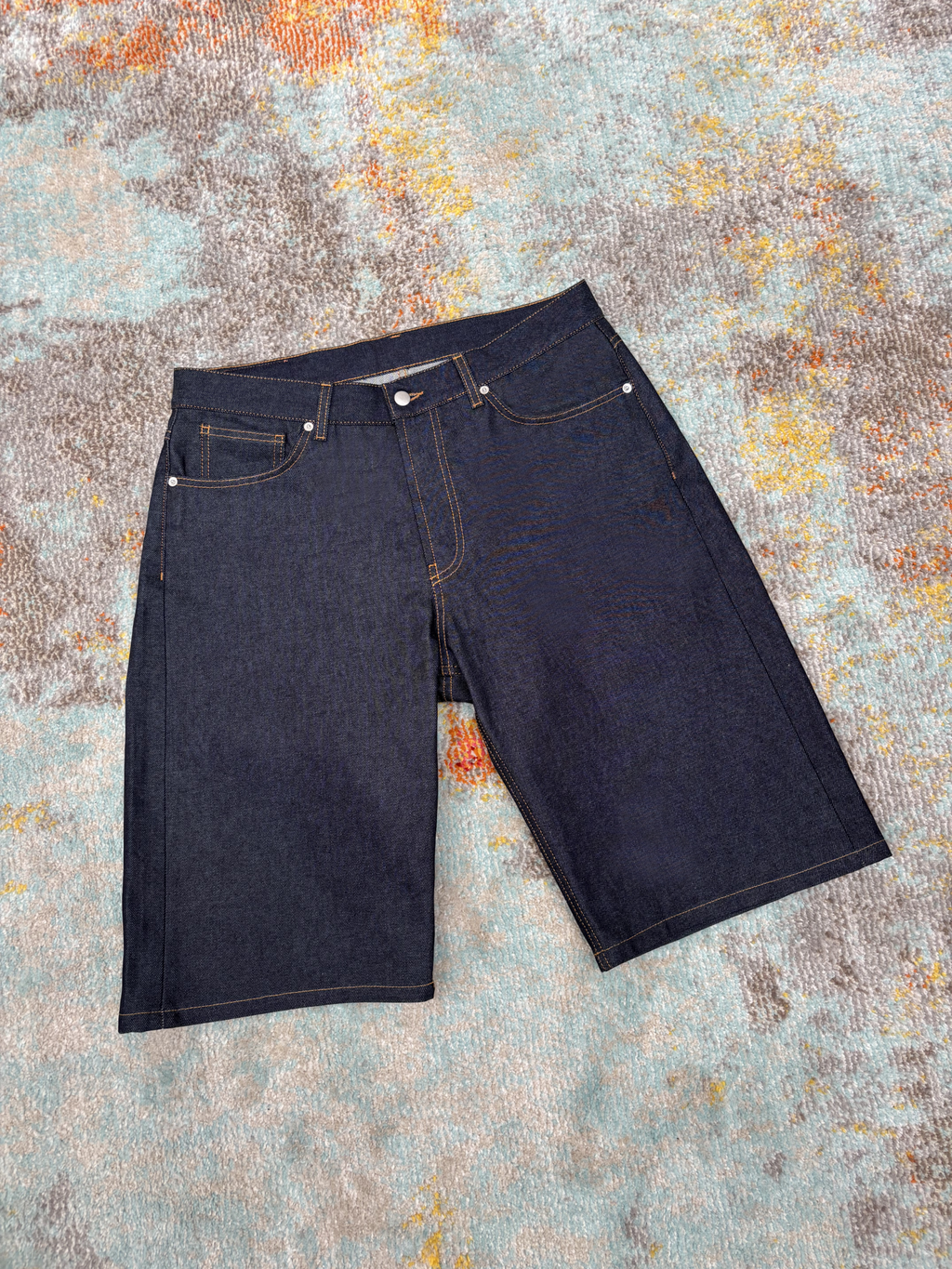 Raw Denim Jorts - Indigo