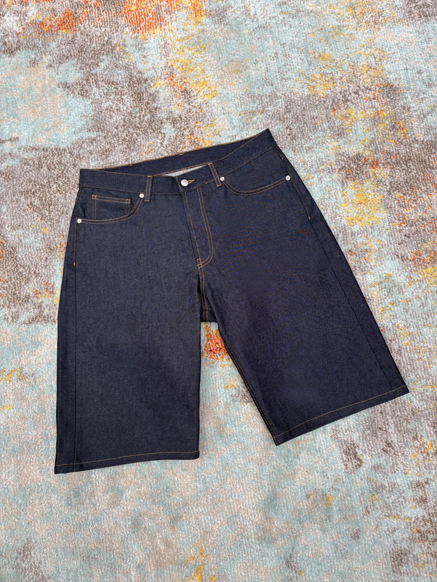 Raw Denim Jorts - Indigo