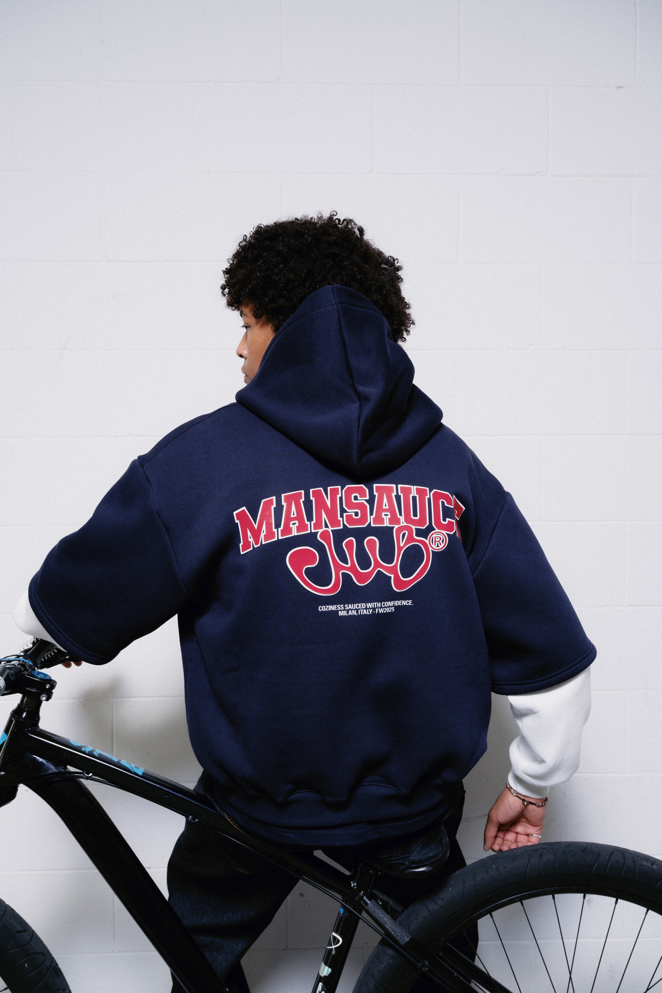 Double Hoodie - Navy Blue