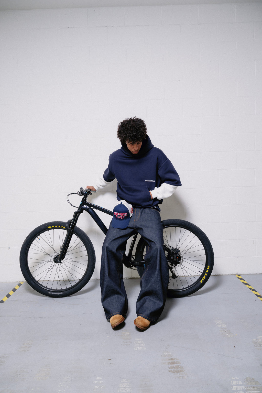 Double Hoodie - Navy Blue