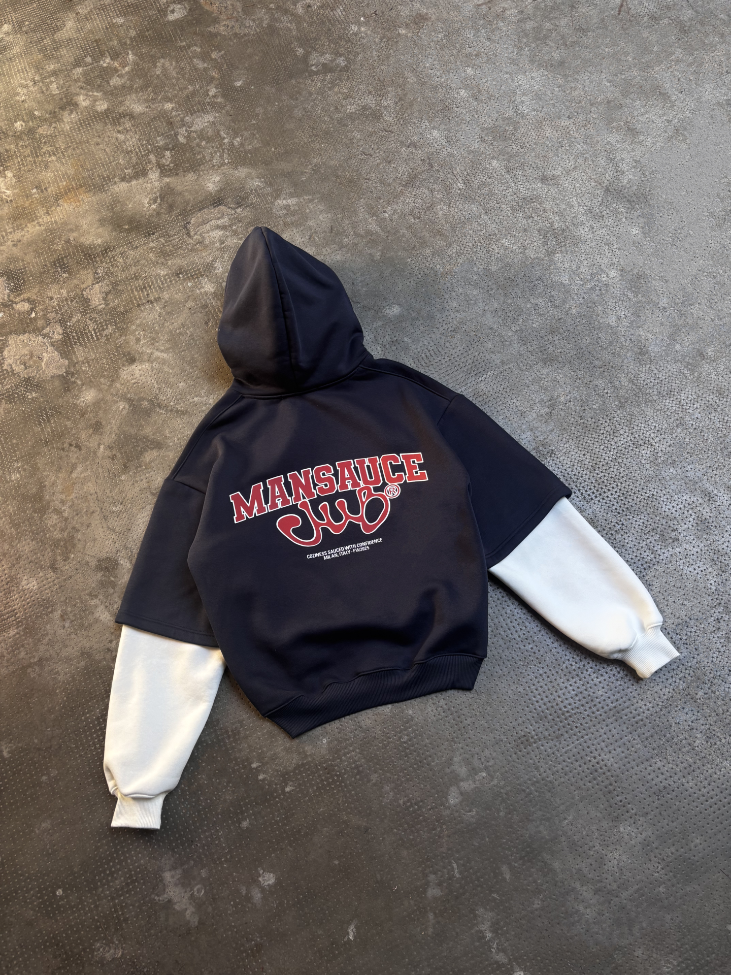 Double Hoodie - Navy Blue