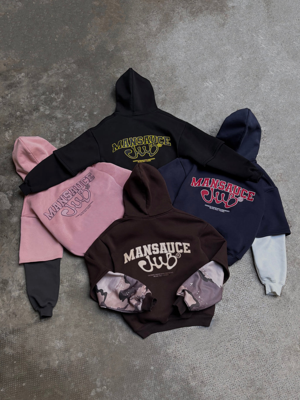 Double Hoodie - Navy Blue