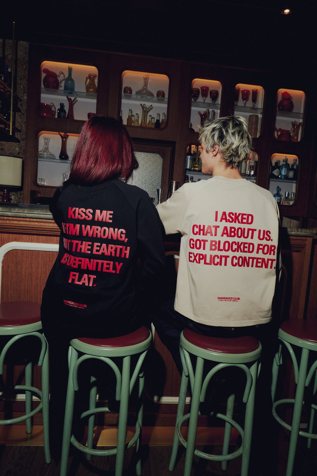 "Mansauce In Love" - Ivory Longsleeve