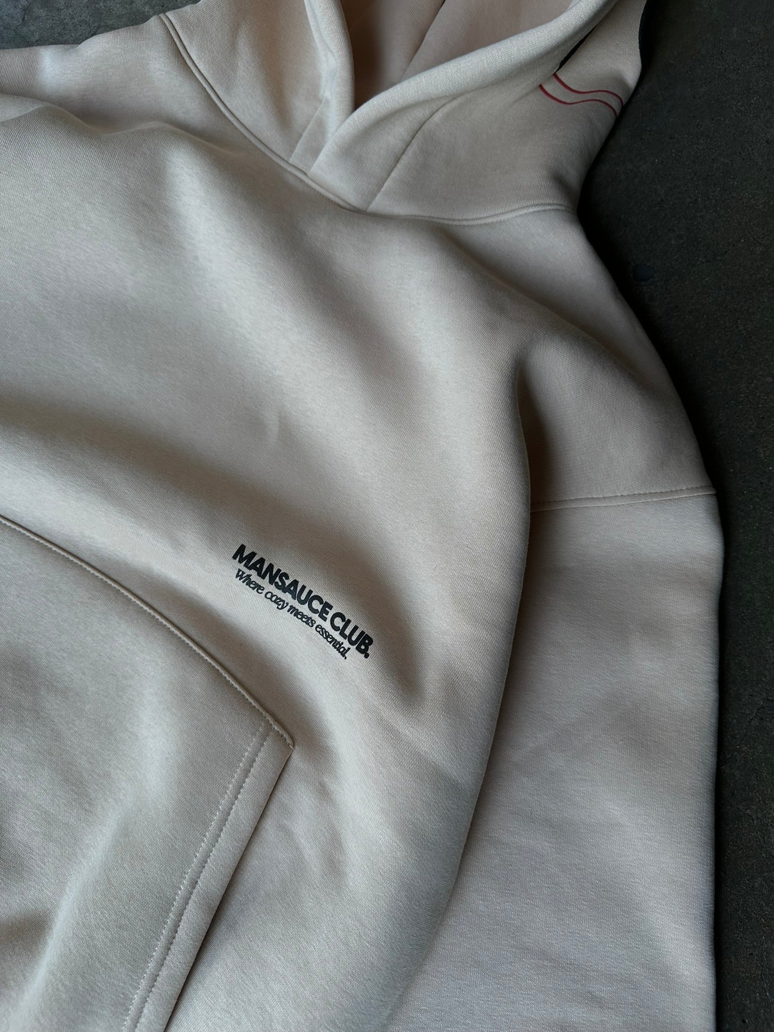 "The First Piece" Ivory Hoodie