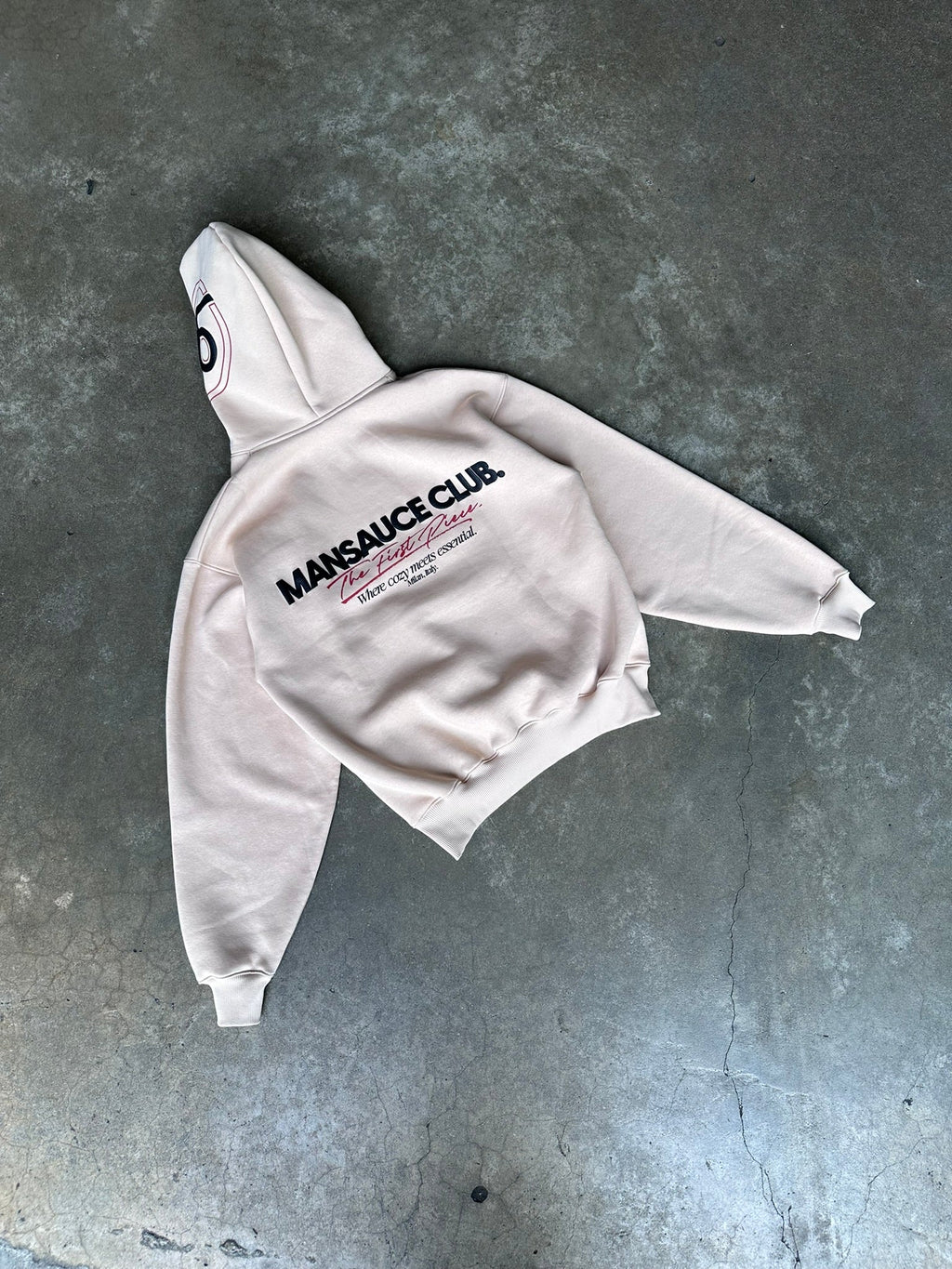 "The First Piece" Ivory Hoodie