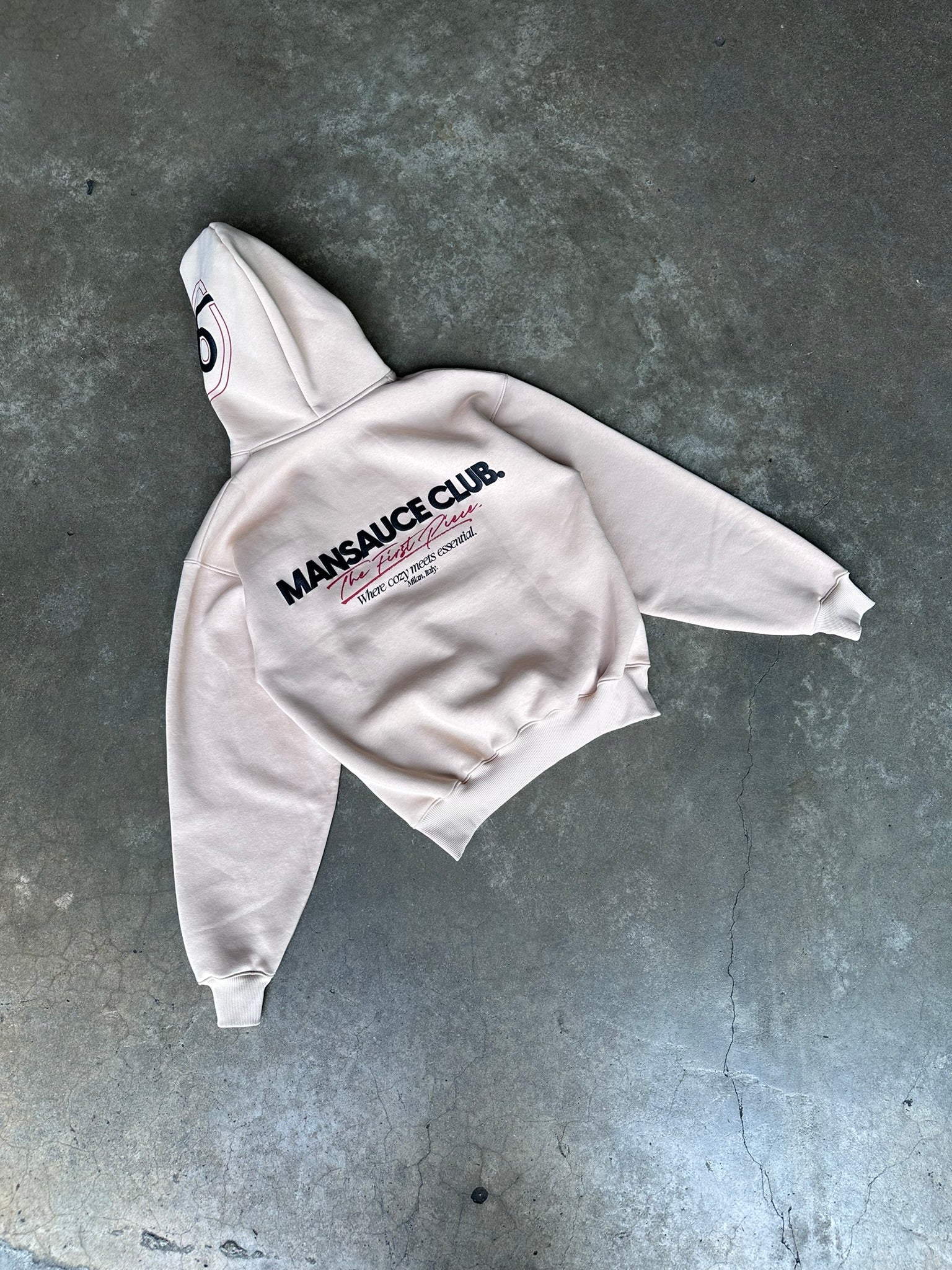 "The First Piece" Ivory Hoodie