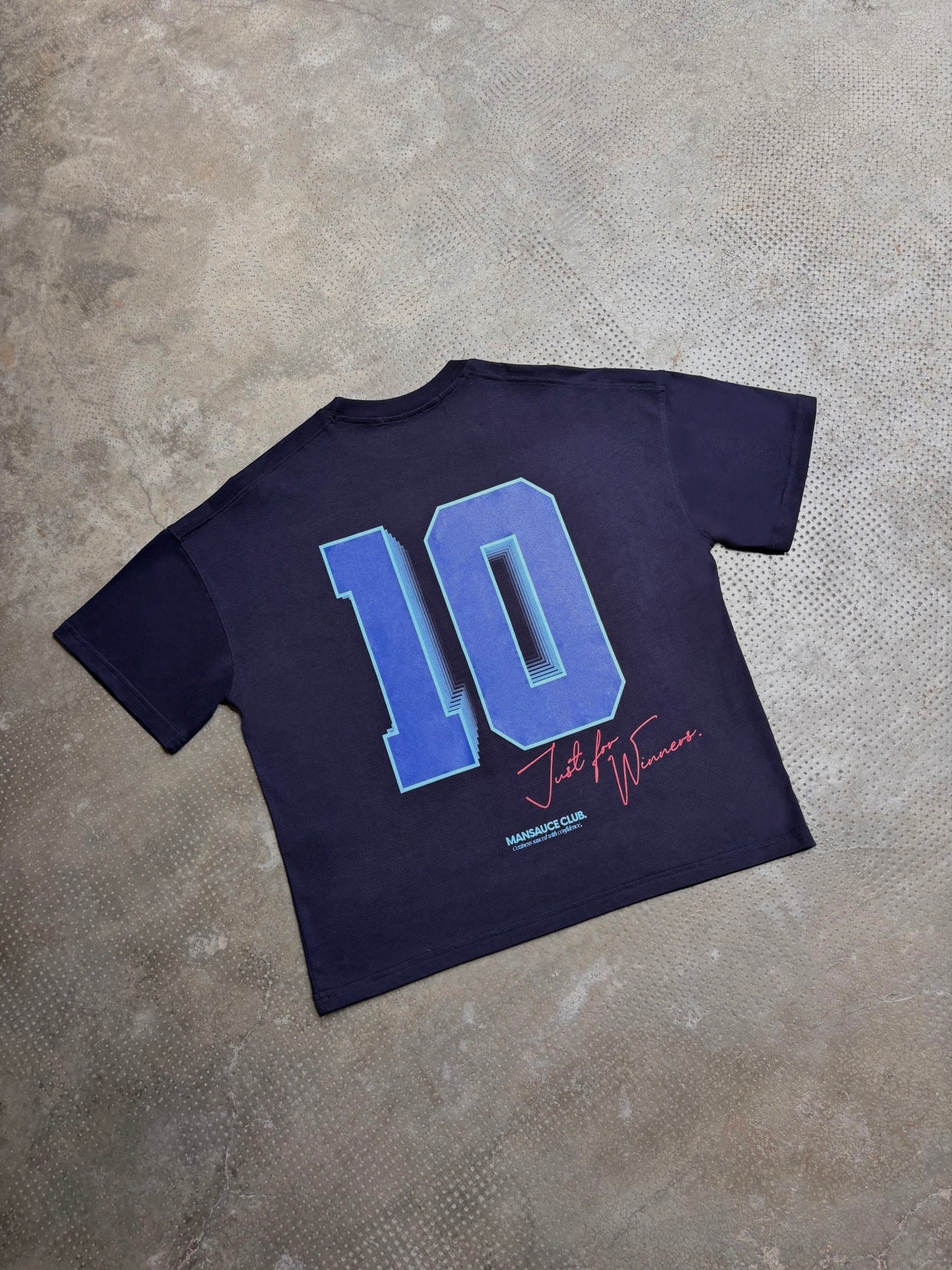 "10" T-Shirt - Navy Blue