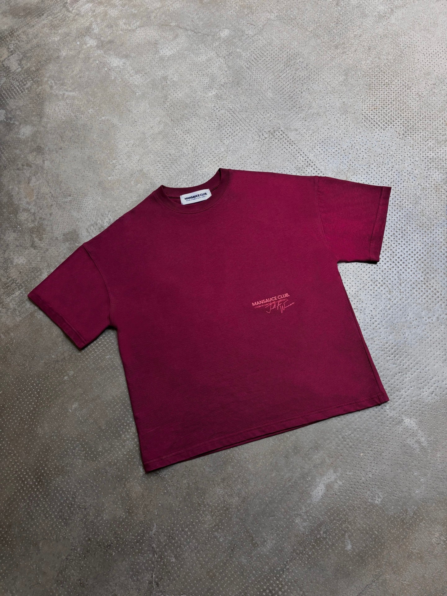 "45" T-Shirt - Bordeaux