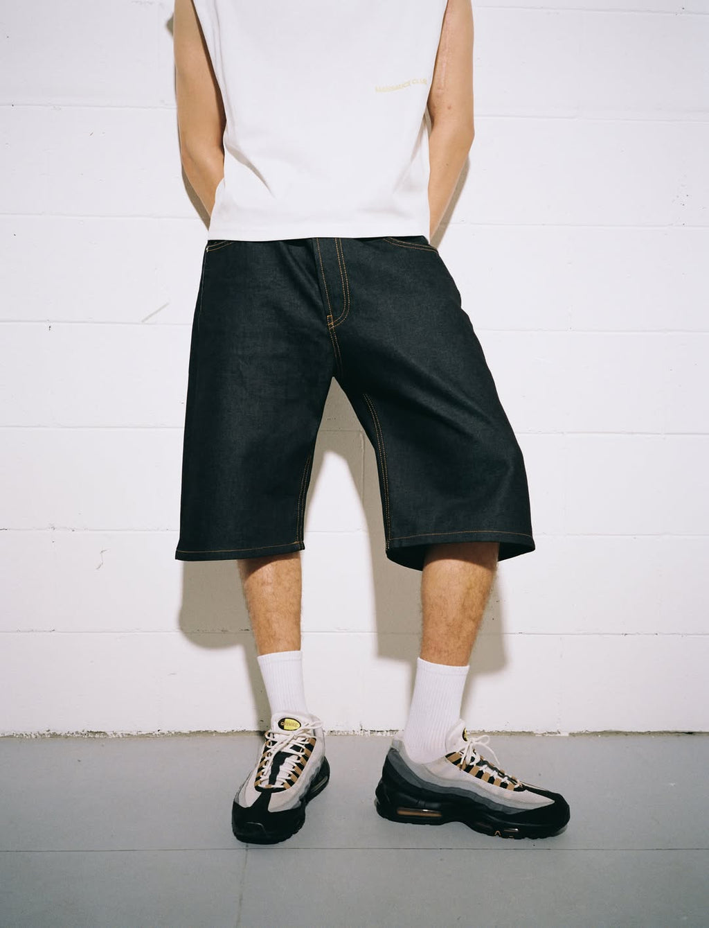 Raw Denim Jorts - Indigo