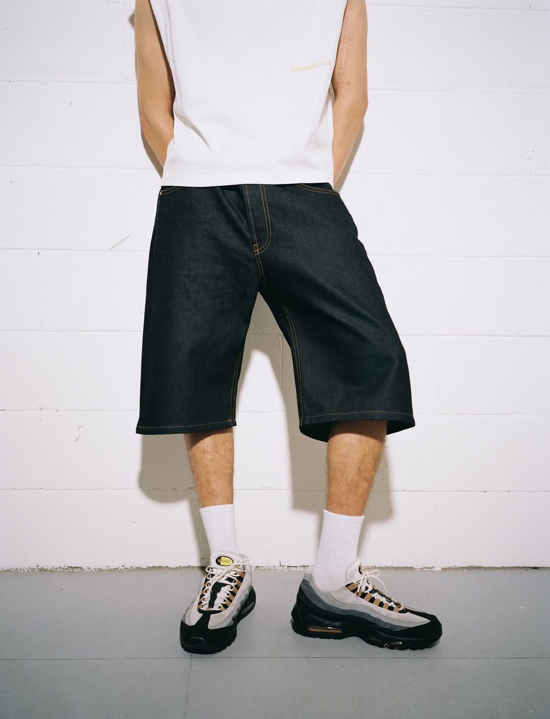 Raw Denim Jorts - Indigo