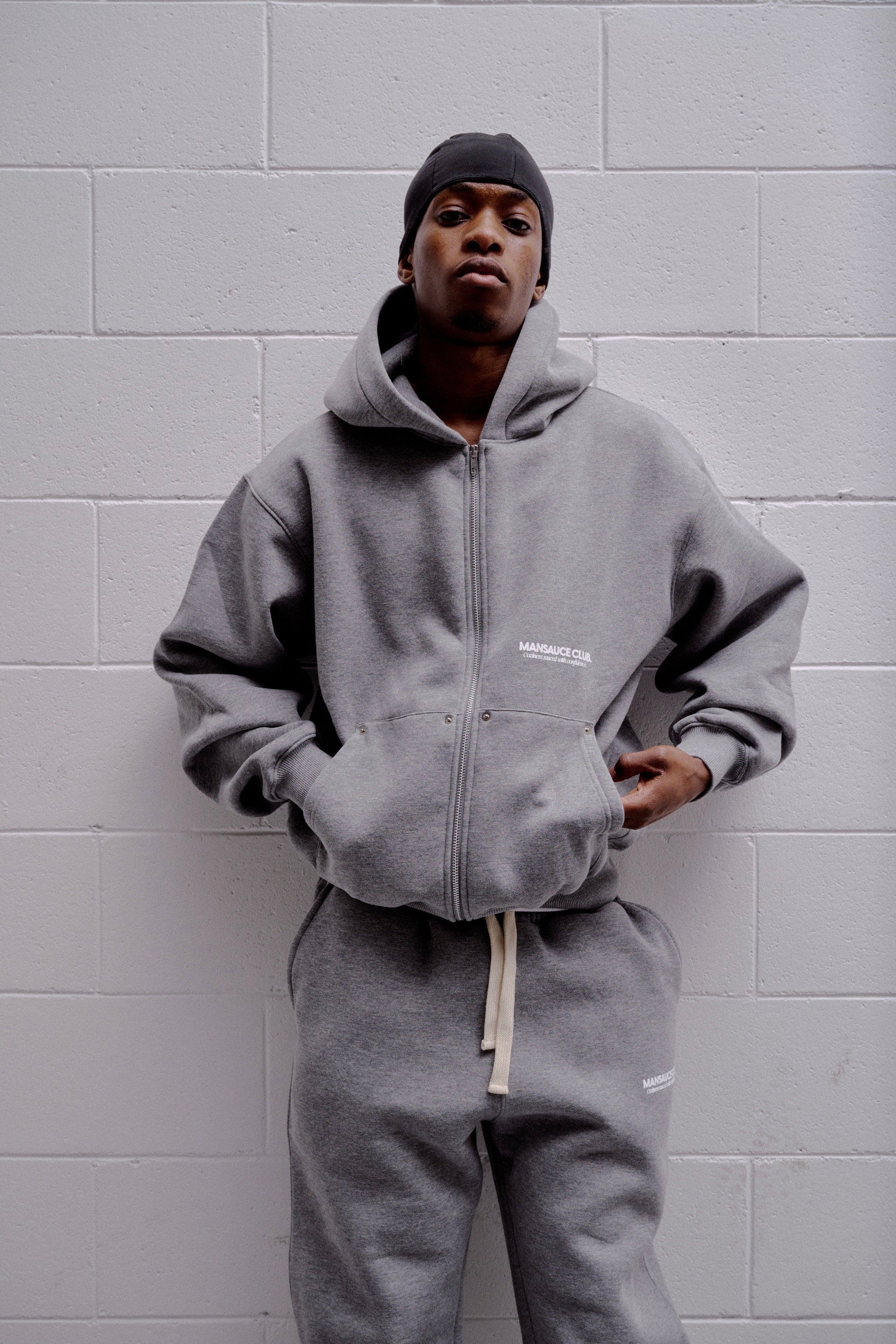 "The Cozy Set" Zip Hoodie - Grey