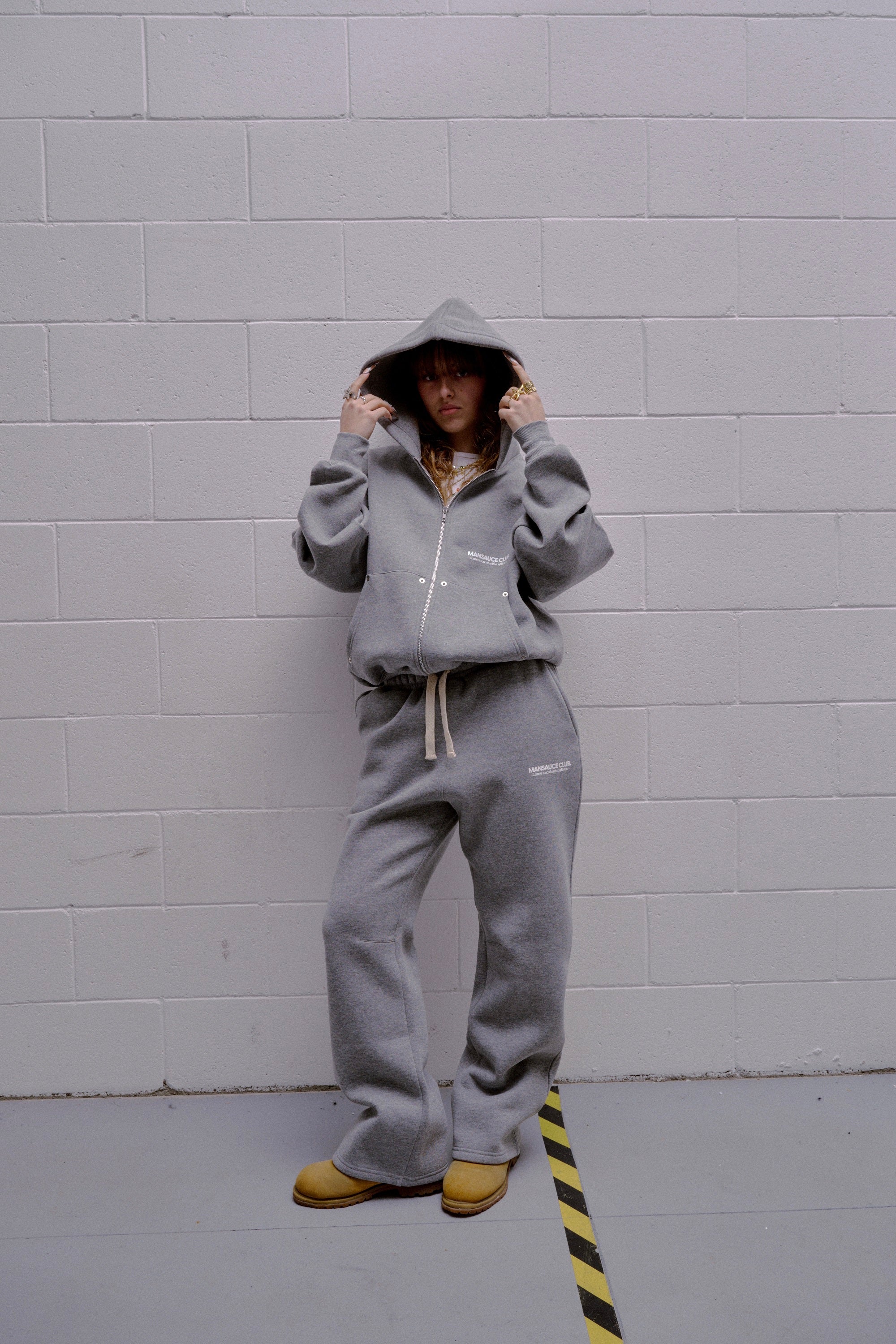 "The Cozy Set" Zip Hoodie - Grey