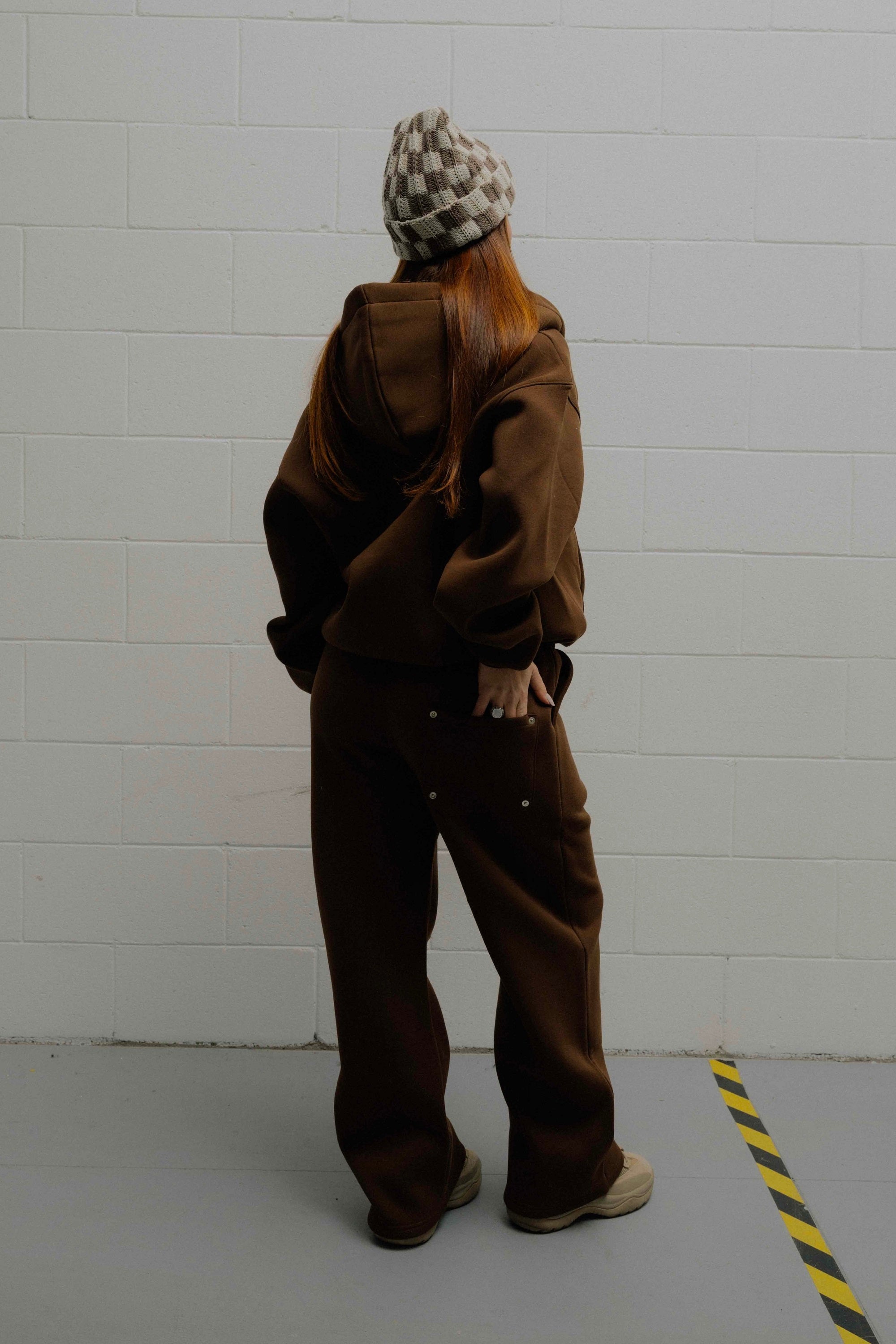 "The Cozy Set" Zip Hoodie - Brown