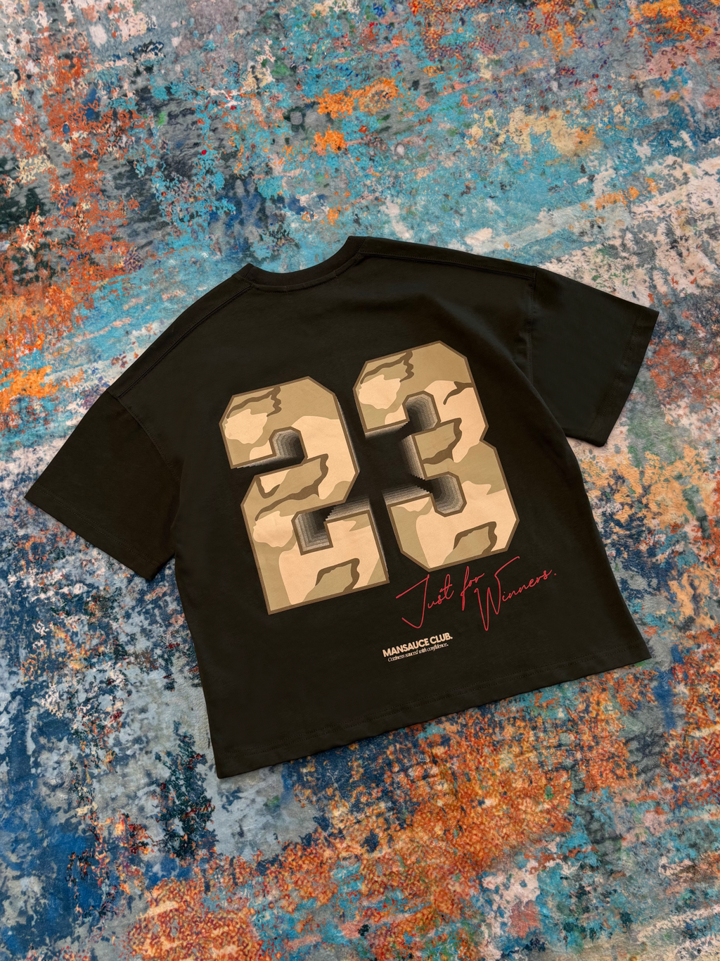 "23" T-Shirt - Green Camo